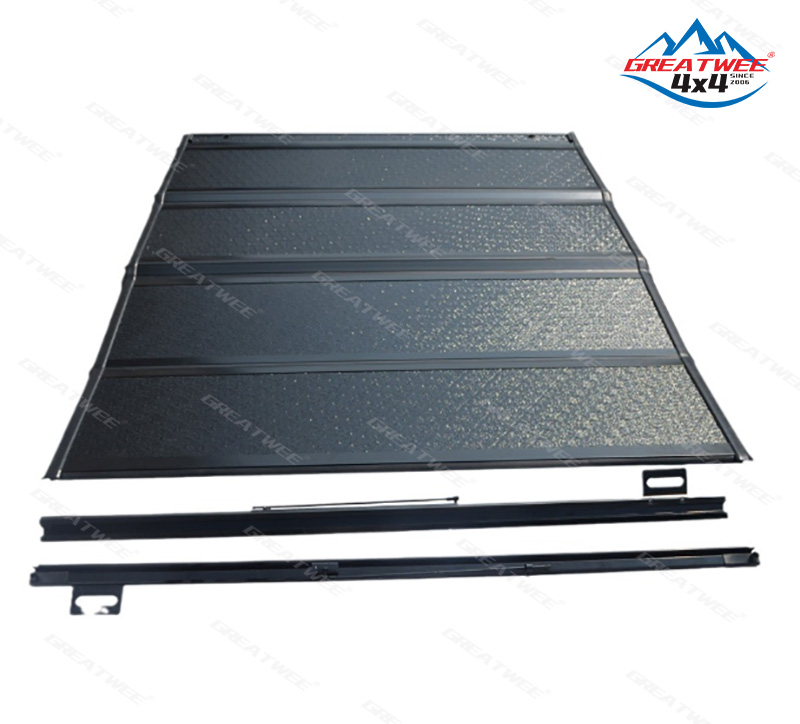 Hard Four Folding Tonneau Cover for 4x4 Pickup Truck Bed Hard Four Folding Tonneau Cover for 4x4 Pickup Truck Bed