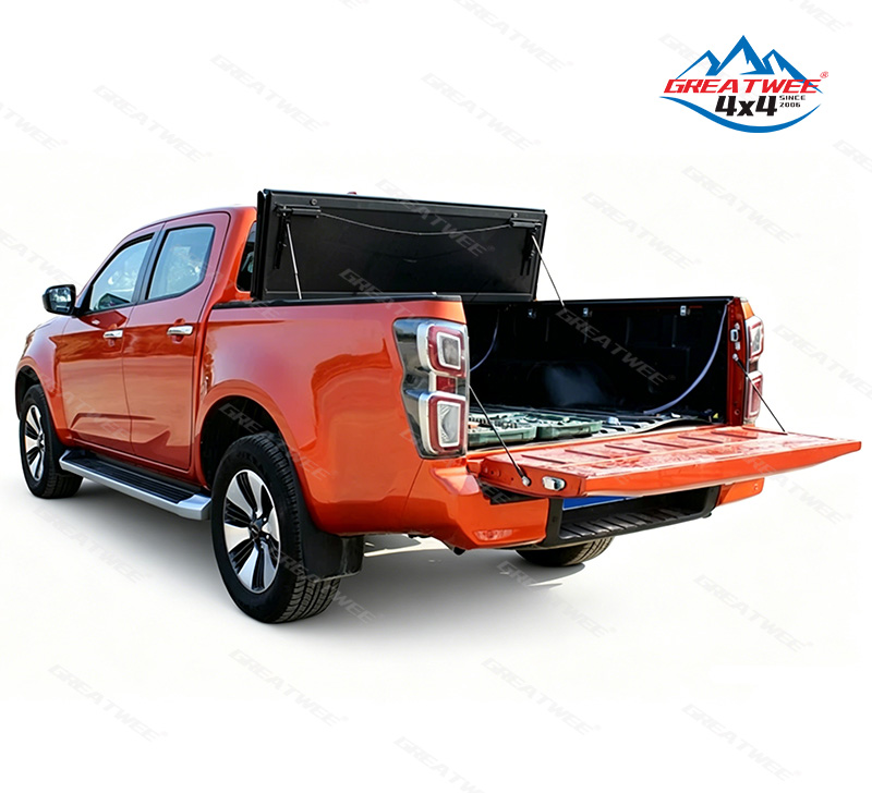 Hard Four Folding Tonneau Cover for 4x4 Pickup Truck Bed