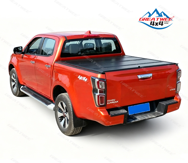 Hard Four Folding Tonneau Cover for 4x4 Pickup Truck Bed
