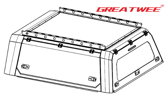 Pickup Truck Canopy Installation Guide | Greatwee 4x4 Aluminum Truck Caps