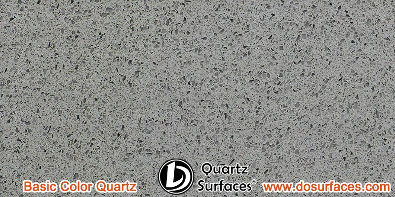 Grey Basic Color Quartz - QUARTZ SLAB
