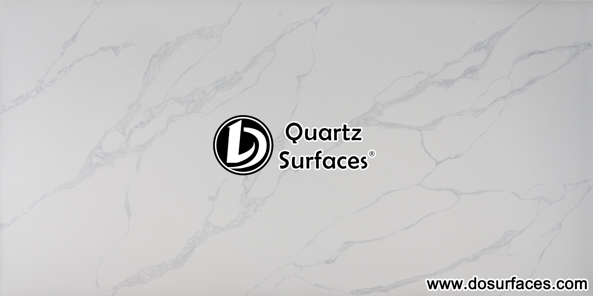 Calacatta White Quartz Stone Slab DO-S730