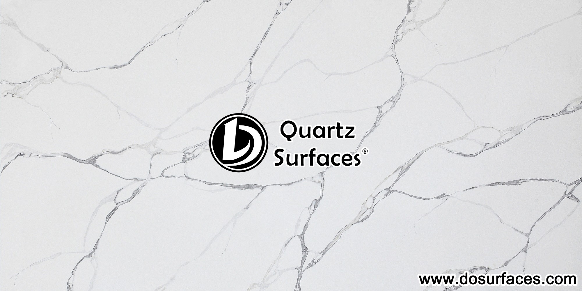 Calacatta White Quartz | Artificial Quartz Slab DO-S8404