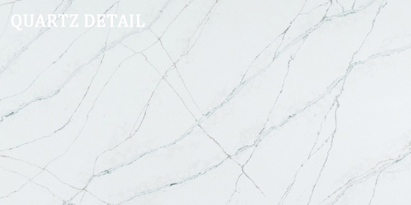 Calacatta White Quartz | Classique Quartz Slab DO-S3407