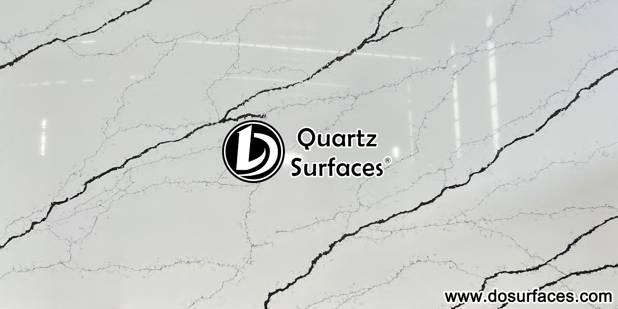 Calacatta White Quartz | Super Jumbo Quartz Slab DO-S746A