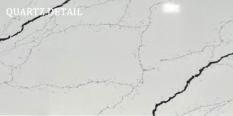 Calacatta White Quartz | Super Jumbo Quartz Slab DO-S746A