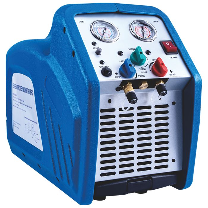 Machine de récupération de réfrigérant neuve portable de type piston à haute capacité