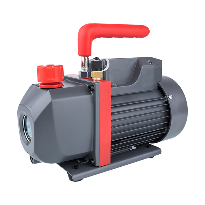 Vacuum pump with large oil window