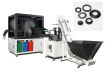 Single glass disc turning optical sorter