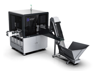 Single glass disc turning optical sorter