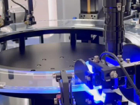 Glass disc optical sorting machine