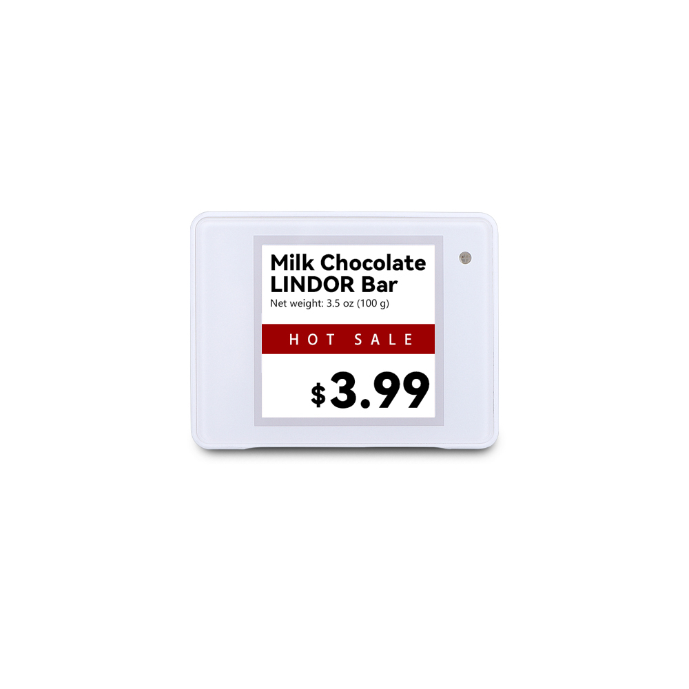 White Shell 1.54 Inch Electronic Shelf Label