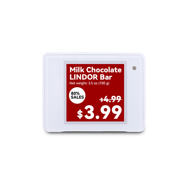 White Shell 1.54 Inch Electronic Shelf Label