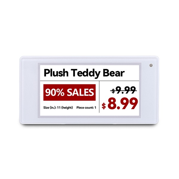 White Shell 2.66 Inch Electronic Shelf Label