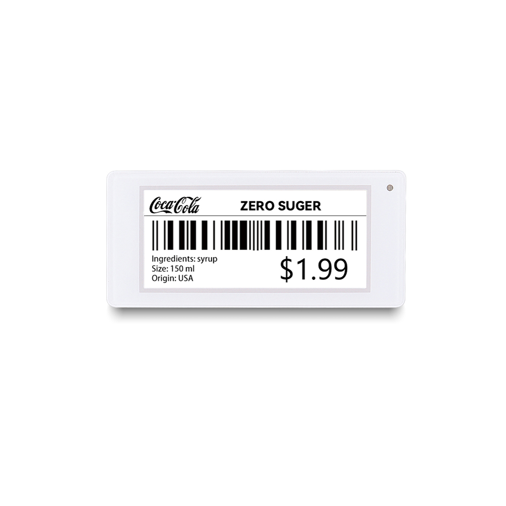 White Shell 2.9 Inch Electronic Shelf Label