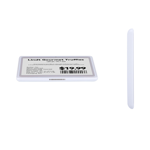 White Shell 5.83 Inch Electronic Shelf Label