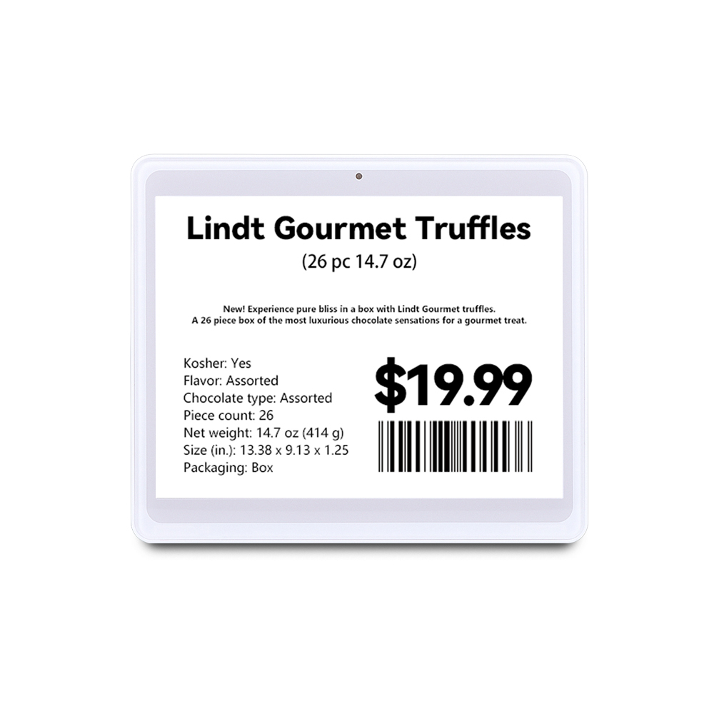 White Shell 5.83 Inch Electronic Shelf Label