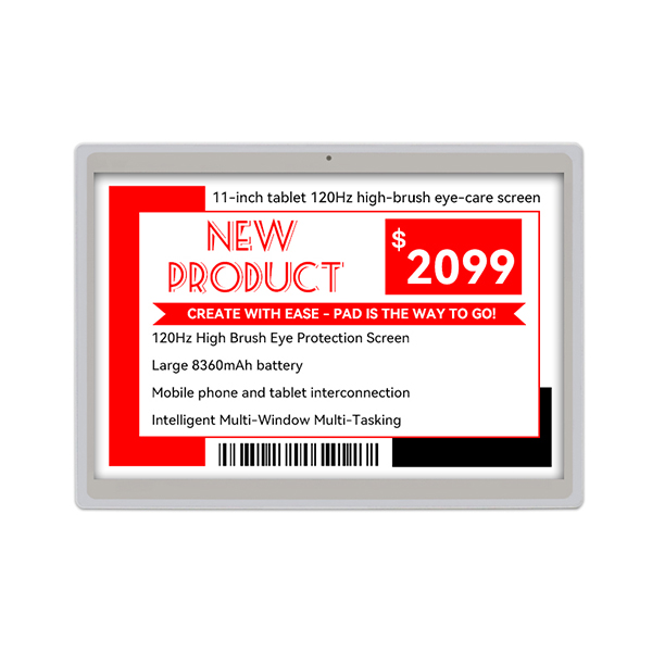 White Shell 10.2 Inch Electronic Shelf Label White Shell 10.2 Inch Electronic Shelf Label