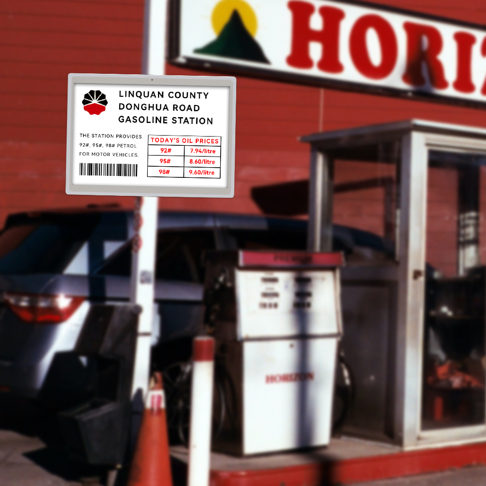 White Shell 10.2 Inch Electronic Shelf Label