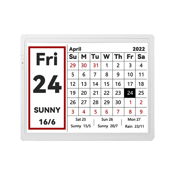 White Shell 12.5 Inch Electronic Shelf Label