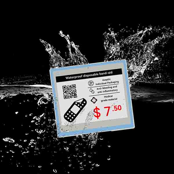 Etiqueta de precio electrónica impermeable de 4,2 pulgadas