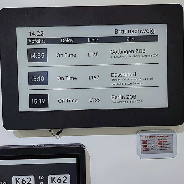 E-Paper Displays and ESL Applications in Smart Cities and Public Transportation