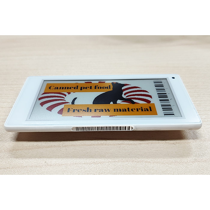 3.5 Inch 4 Color Electronic Retail Label Display Color Black White Red Yellow