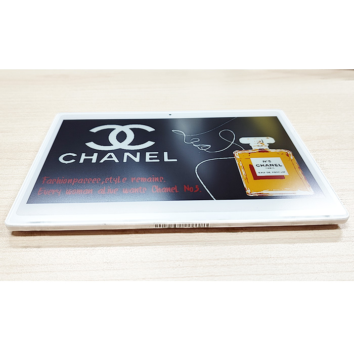 7.5 Inch 4 Color Electronic Retail Label Display Color Black White Red Yellow