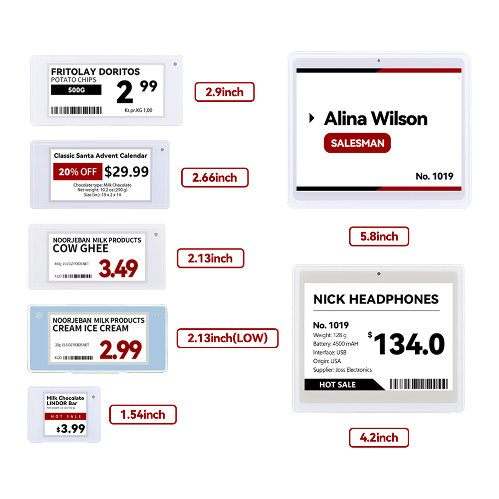 Electronic Shelf Label Demo Kits 10PCS