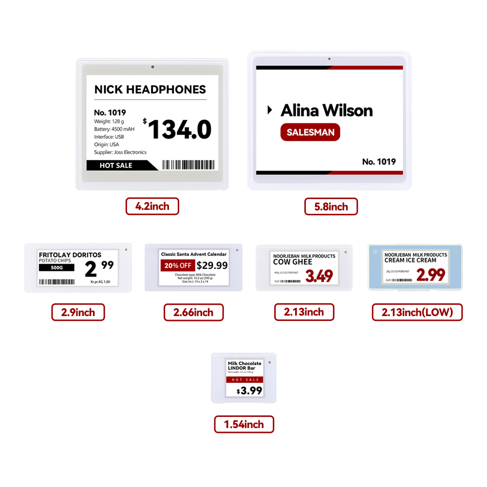 Electronic Shelf Label Demo Kits 10PCS