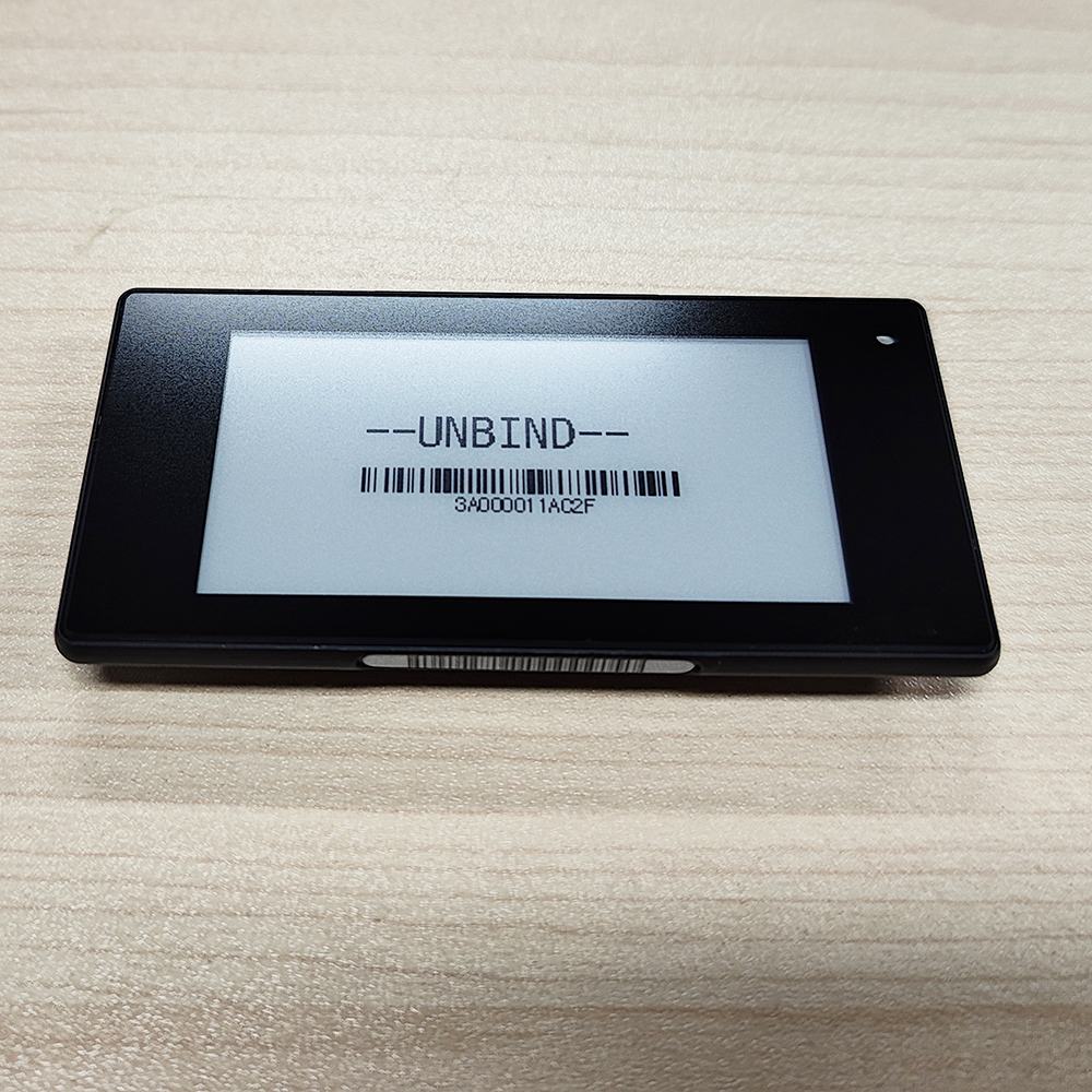 Black Shell 2.66 Inch Electronic Shelf Label