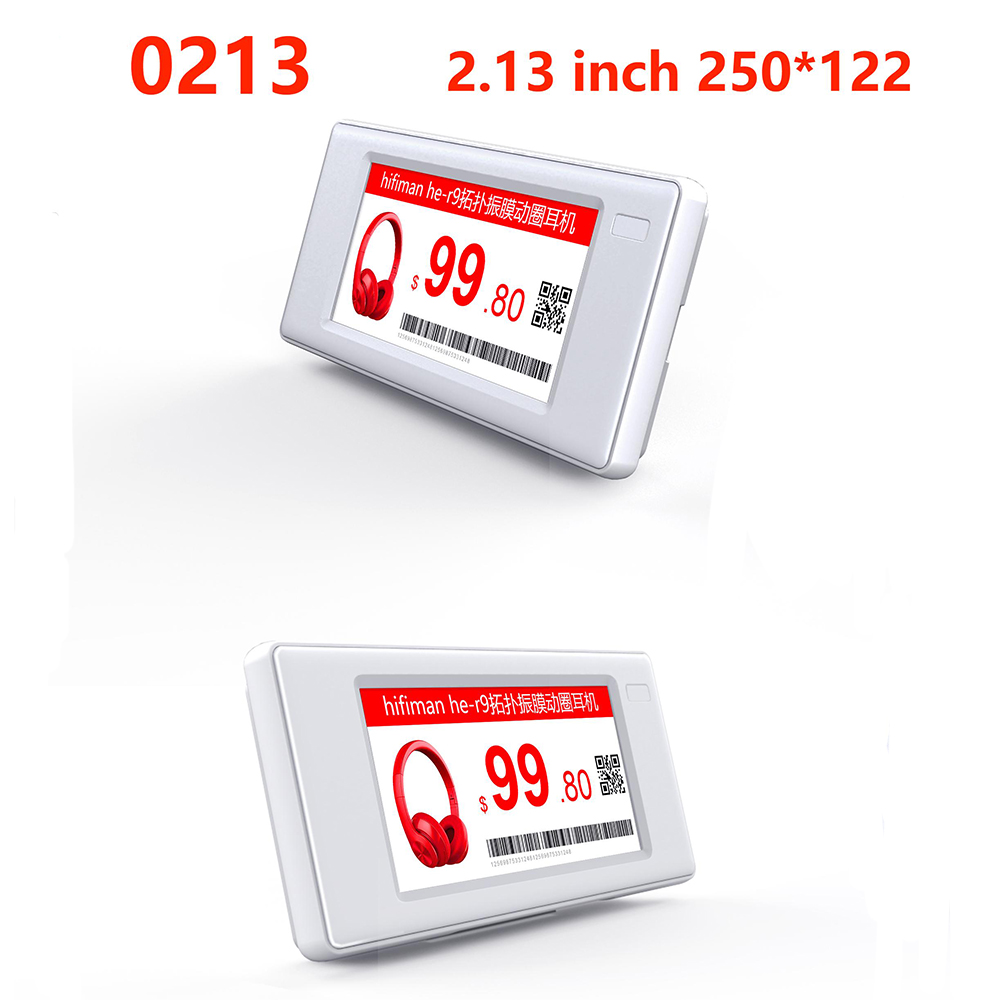 2.13 Inch 3 Color Electronic Shelf Label Display Color Black White Red