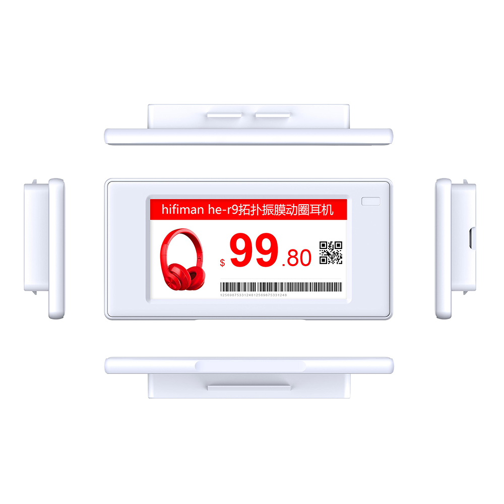 2.66 Inch 3 Color Electronic Shelf Label Display Color Black White Red