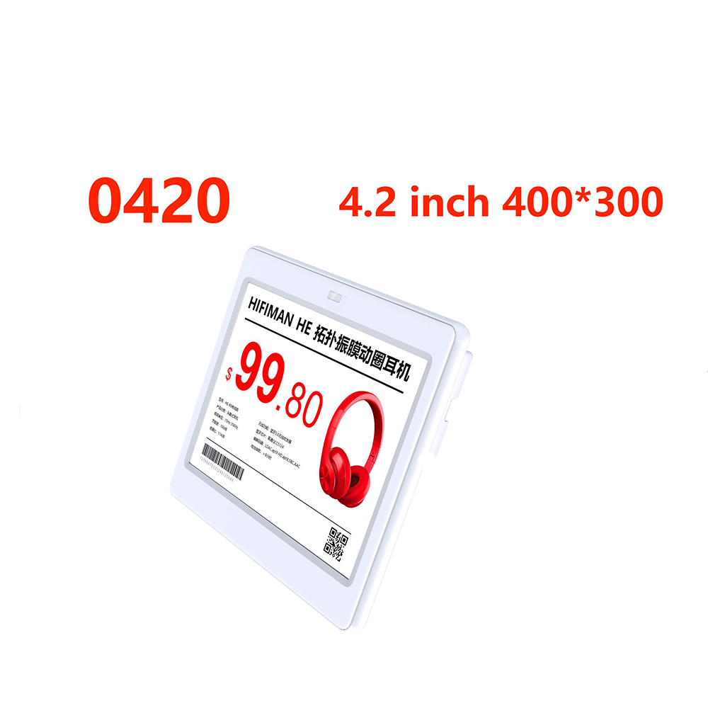 4.2 Inch 3 Color Electronic Shelf Label Display Color Black White Red