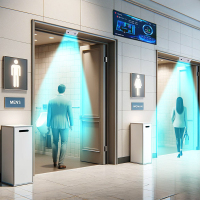 PCBot-R40 AI Flow Analysis System Accurate Crowd Detection Visitor Counting For Retail And Malls