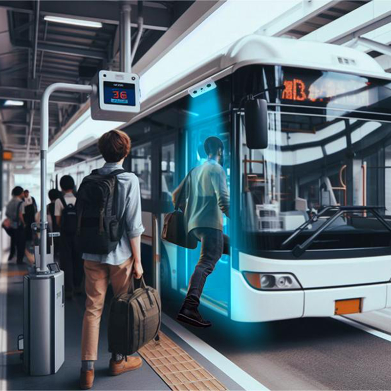PCBot-B40 AI Passenger Flow Tracker Accurate Bus Flow Monitoring For Smarter Route Scheduling