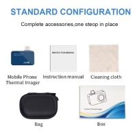 TOOLTOP T7 256*192 Android Card-type Thermal Imaging Camera 25Hz Photo Taking Support Multi-language