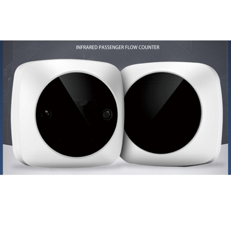 People Flow Counter Passenger Flow Counter Intelligent Number Analysis System Infrared Sensing Wiring-free Entry And Exit Recognition