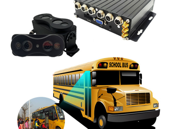 Bus Accurate 3D Binocular Passenger Counting MDVR Set D1 With 4G GPS Bus Passenger Counting Kit