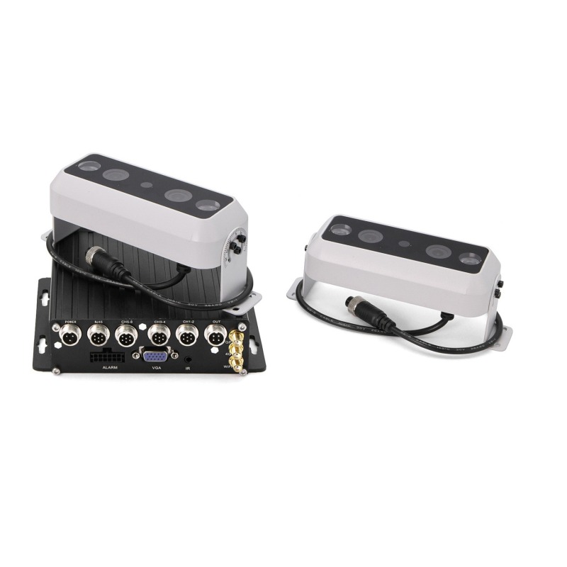 Bus Accurate 3D Binocular Passenger Counting MDVR Set D1 With 4G GPS Bus Passenger Counting Kit