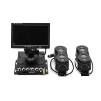 Bus Accurate 3D Binocular Passenger Counting MDVR Set D1 With 4G GPS Bus Passenger Counting Kit