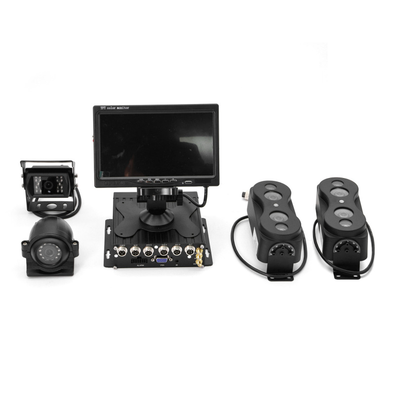 Bus Accurate 3D Binocular Passenger Counting MDVR Set D1 With 4G GPS Bus Passenger Counting Kit
