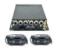 Bus Accurate 3D Binocular Passenger Counting MDVR Set D1 With 4G GPS Bus Passenger Counting Kit