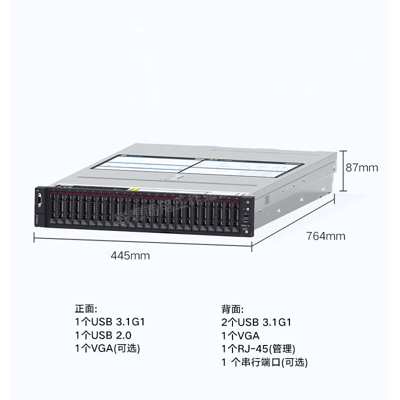 Lenovo ThinkSever SR660 V2 Dual-channel Rack Server GPU Deep Learning Ai Inference Computing