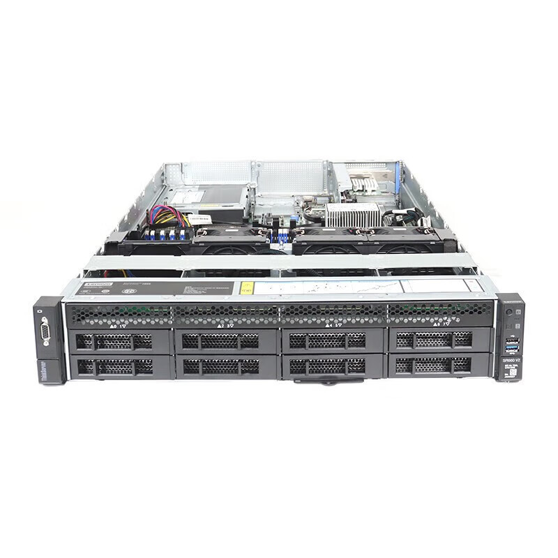 Lenovo ThinkSever SR660 V2 Dual-channel Rack Server GPU Deep Learning Ai Inference Computing
