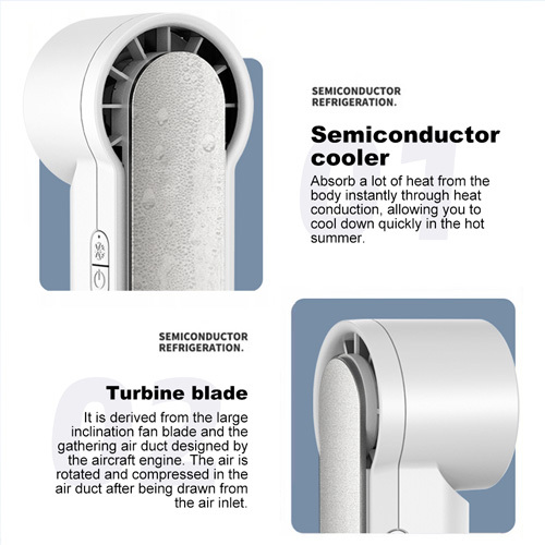 Tragbarer, wiederaufladbarer Mini-Handkühlventilator
