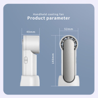 Tragbarer, wiederaufladbarer Mini-Handkühlventilator