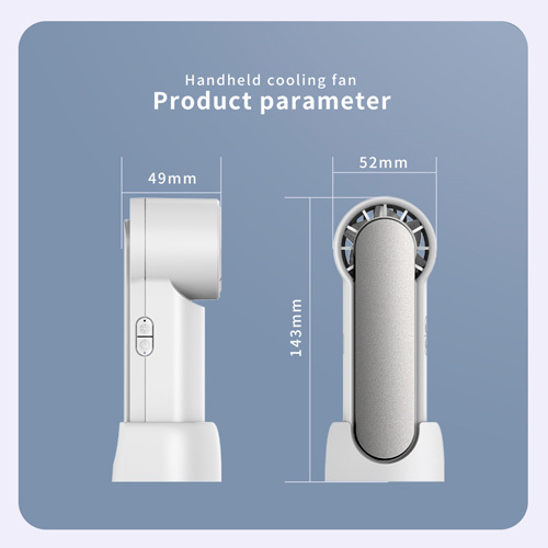 Tragbarer, wiederaufladbarer Mini-Handkühlventilator