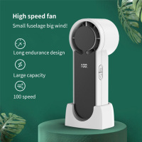 High speed quiet mini handheld fan