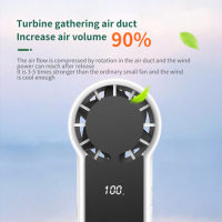 High speed quiet mini handheld fan